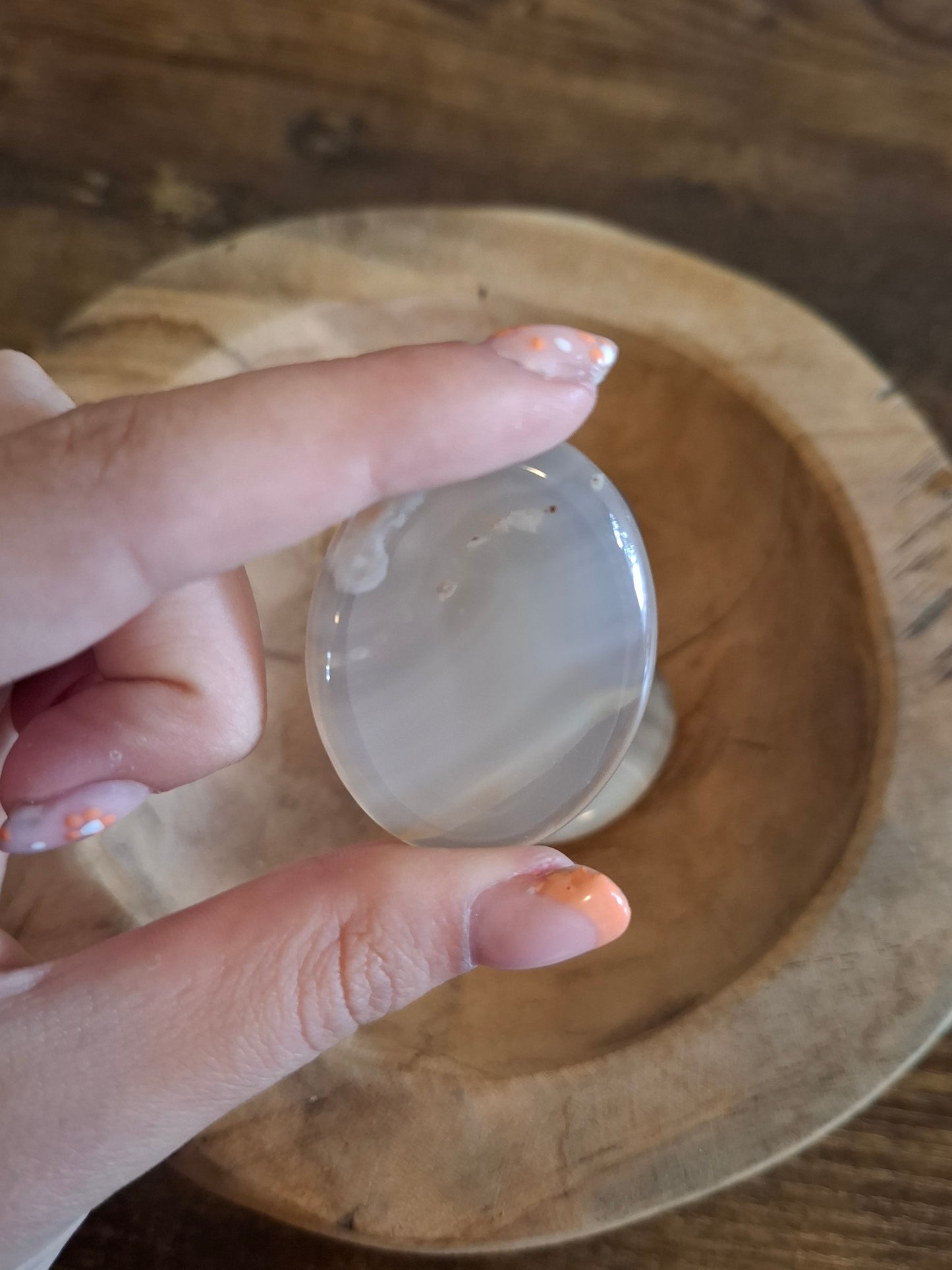 Worry stone agaat
