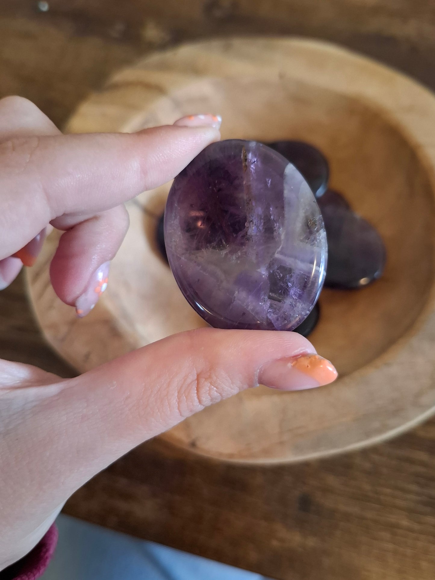 Worry stone Amethist