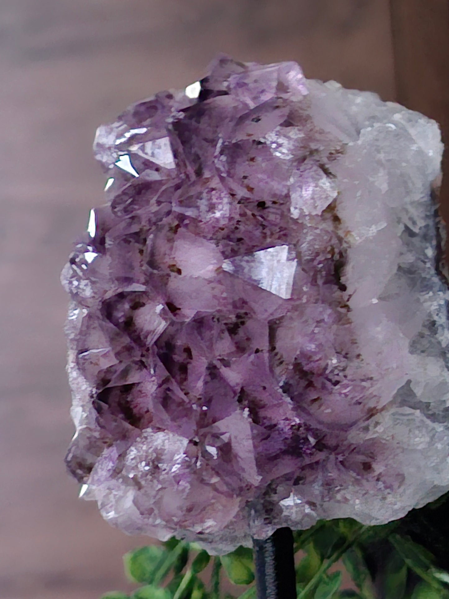 Amethist op standaard