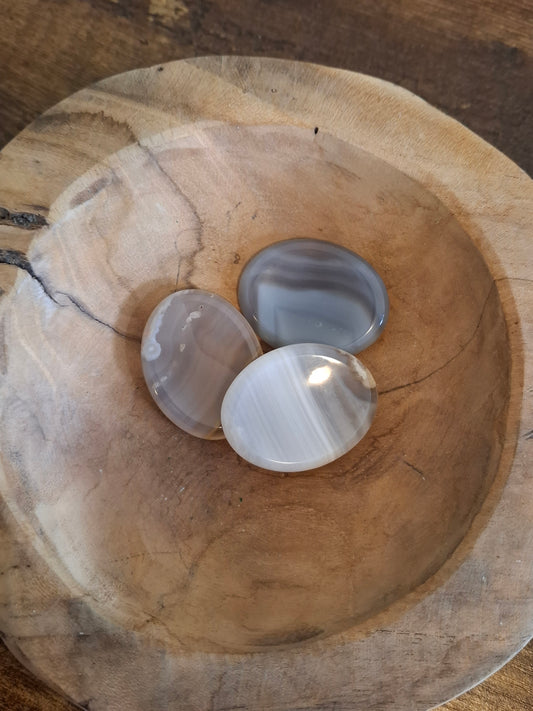 Worry stone agaat