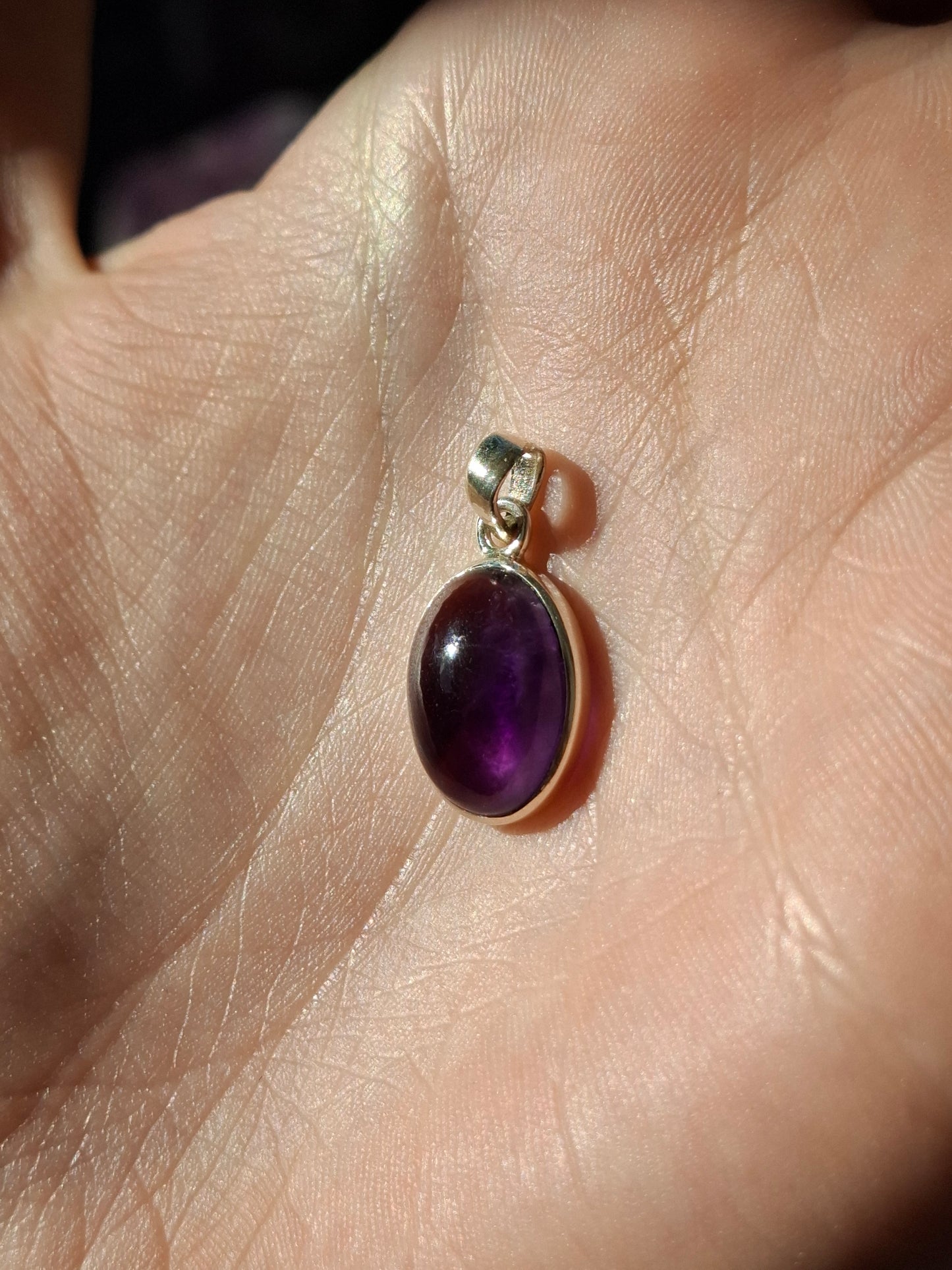 Ketting hanger amethist nr1