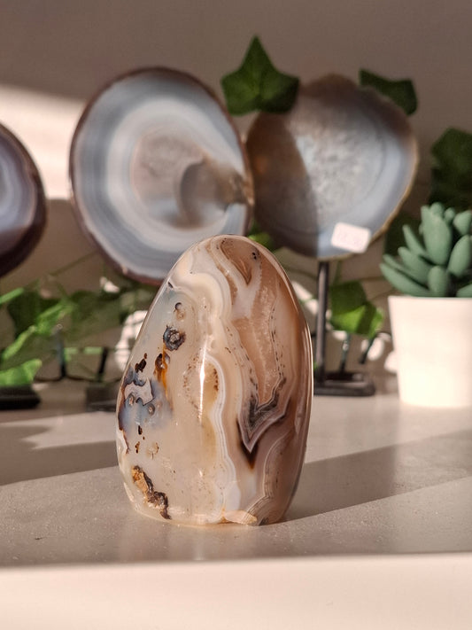 Agaat denderiet sculptuur